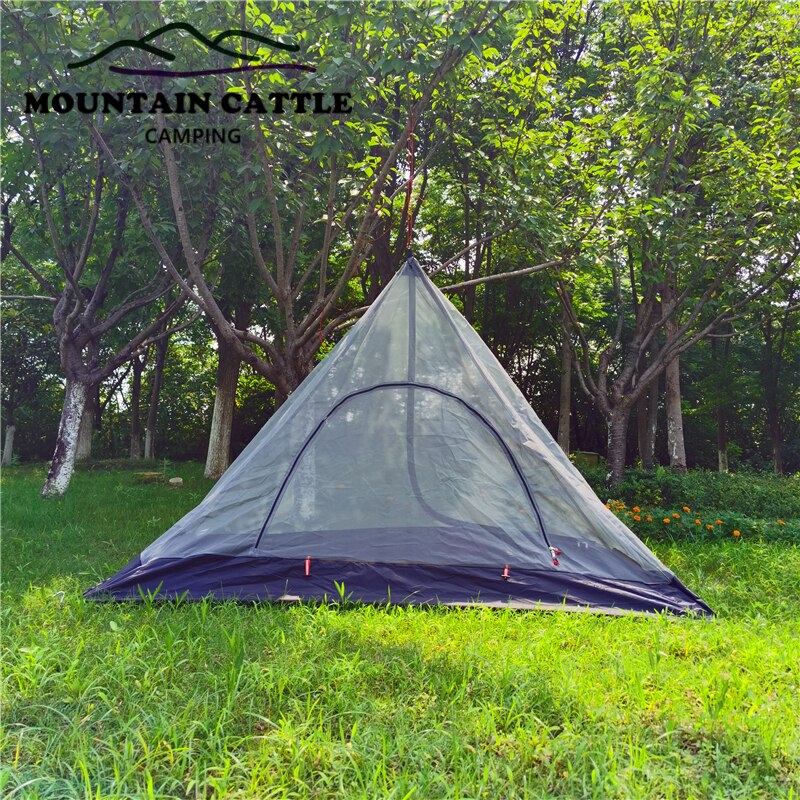 Cheap Goat Tents Sylaeto Outdoor 1 Person Mosquito Net Camping Inner Tent For Tipi TX320 Mesh Hiking Bushcraft Adventure Tents 